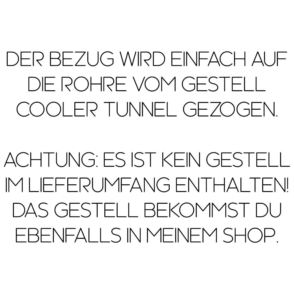 Bezug Cooler Tunnel - Magische Blumen Dunkelblau