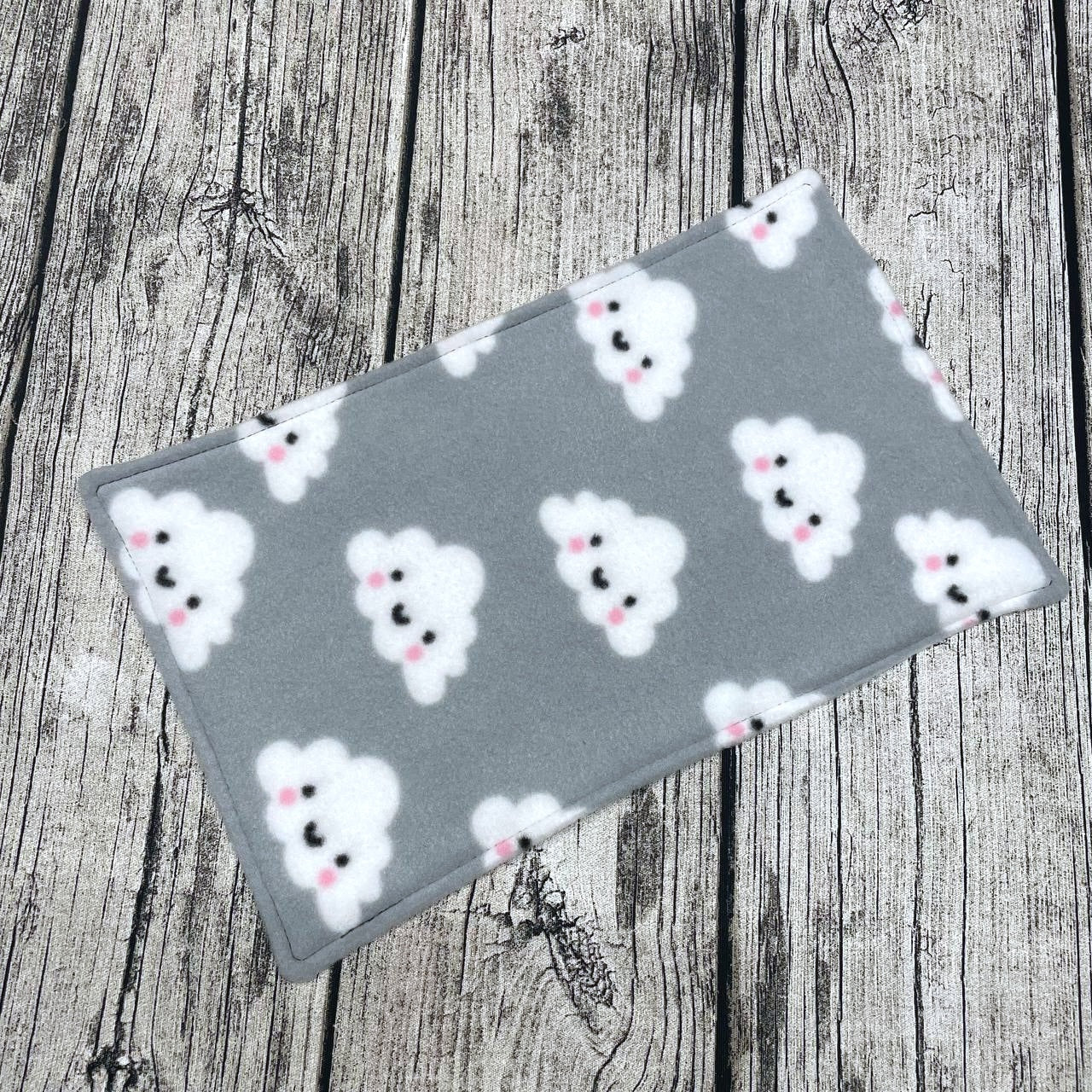 Pipipad für Kuschelrolle 1-lagig ca. 20 cm x 33 cm Wolken Grau