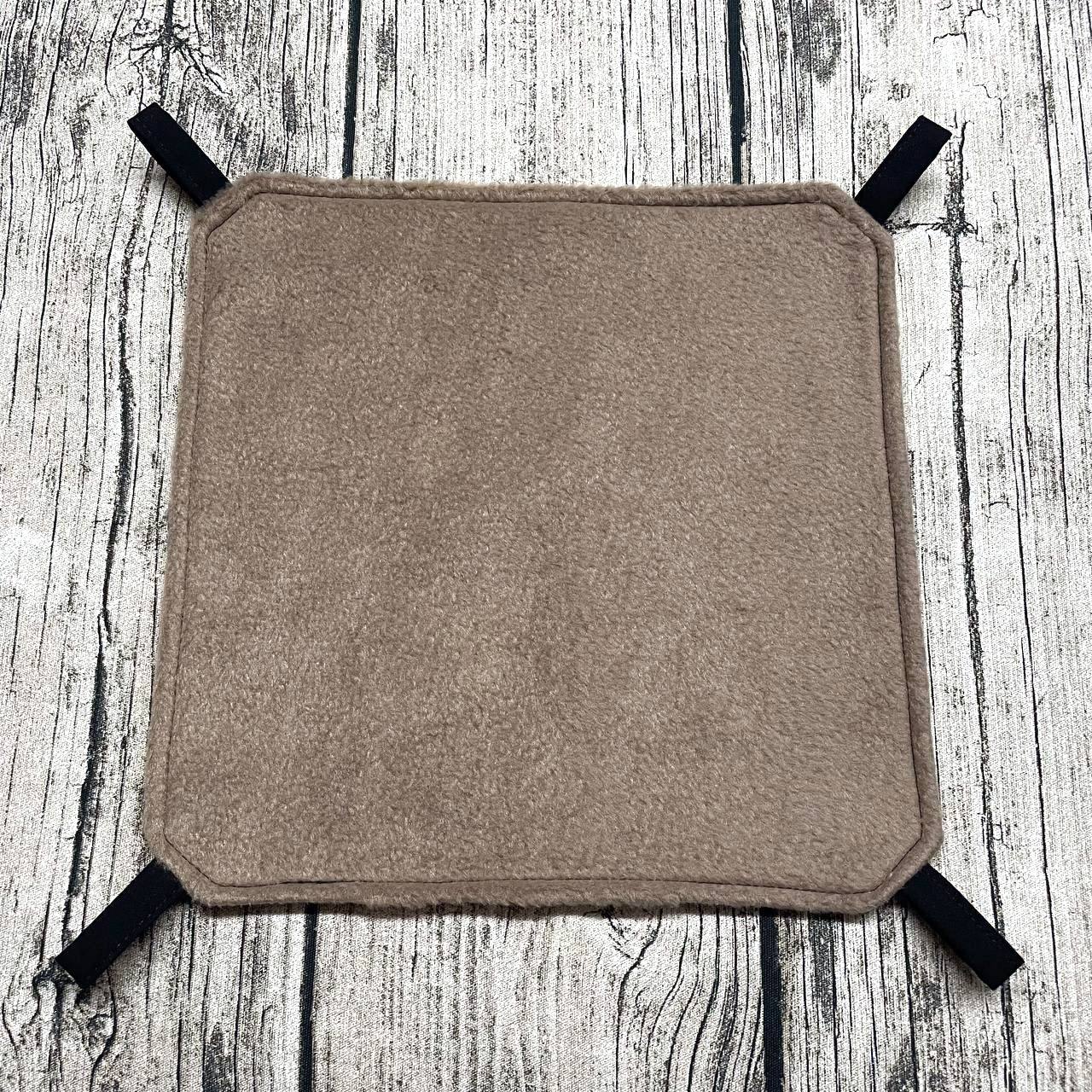 Hängematte M - Blumen Vögel Schmetterlinge Braun Taupe