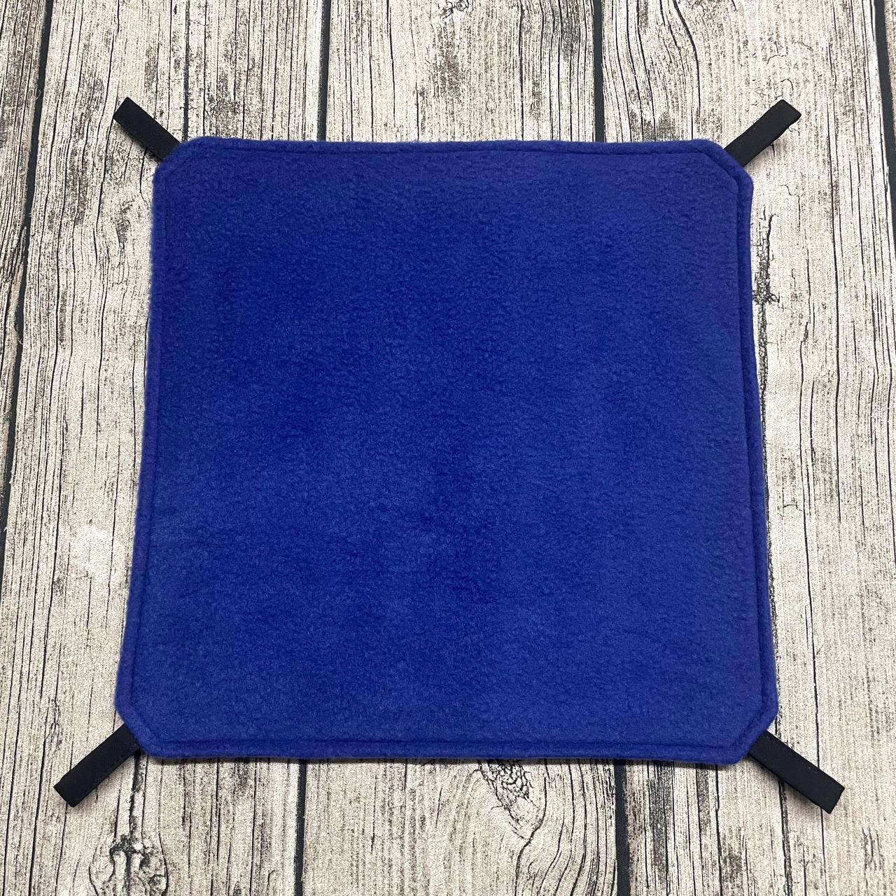 Hängematte L - Blau Weiß Floral Dunkelblau