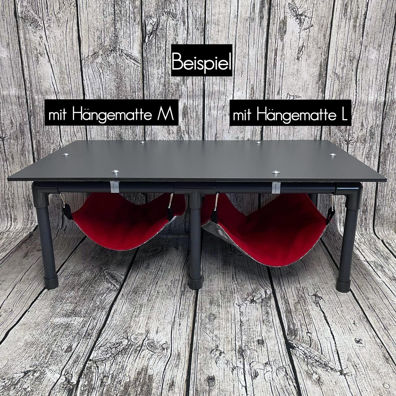 Hängemattengestell Rundrohr Doppel - HPL