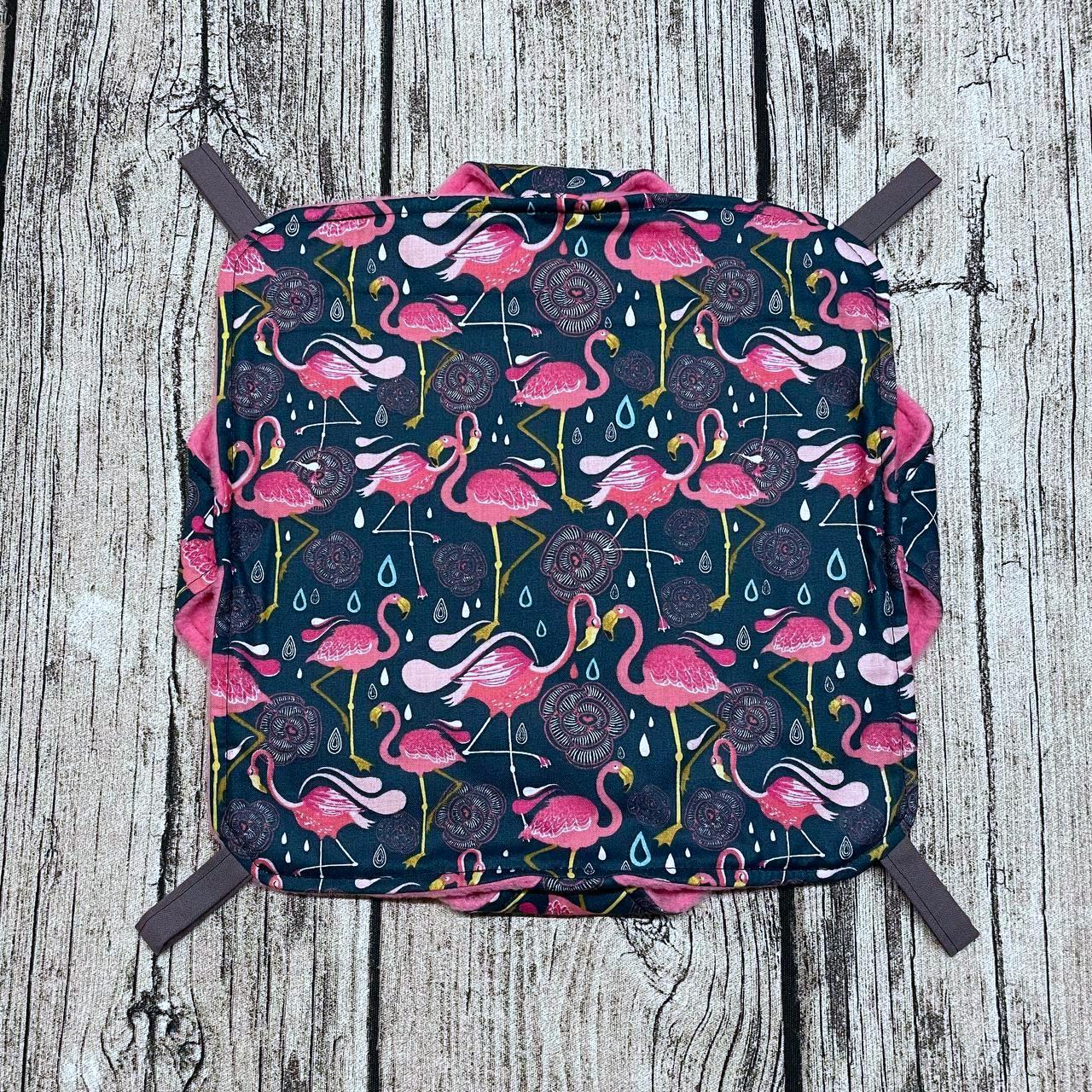 Doppelstöckige Hängematte M - Flamingo Rosa