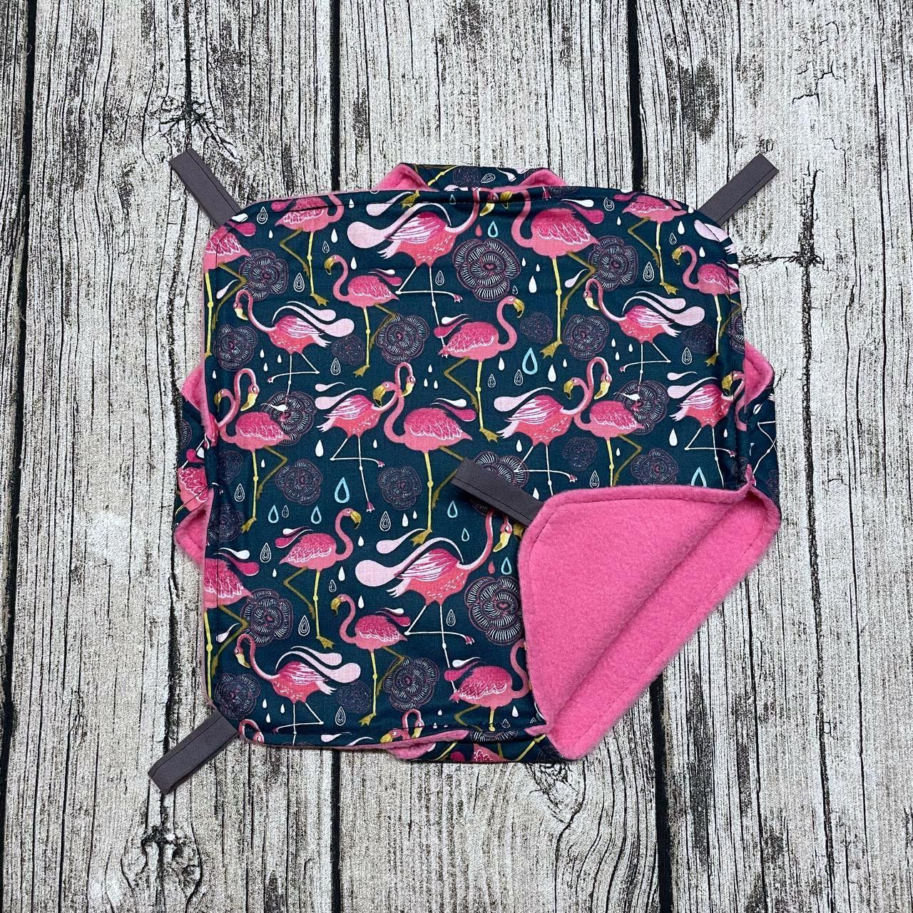 Doppelstöckige Hängematte M - Flamingo Rosa