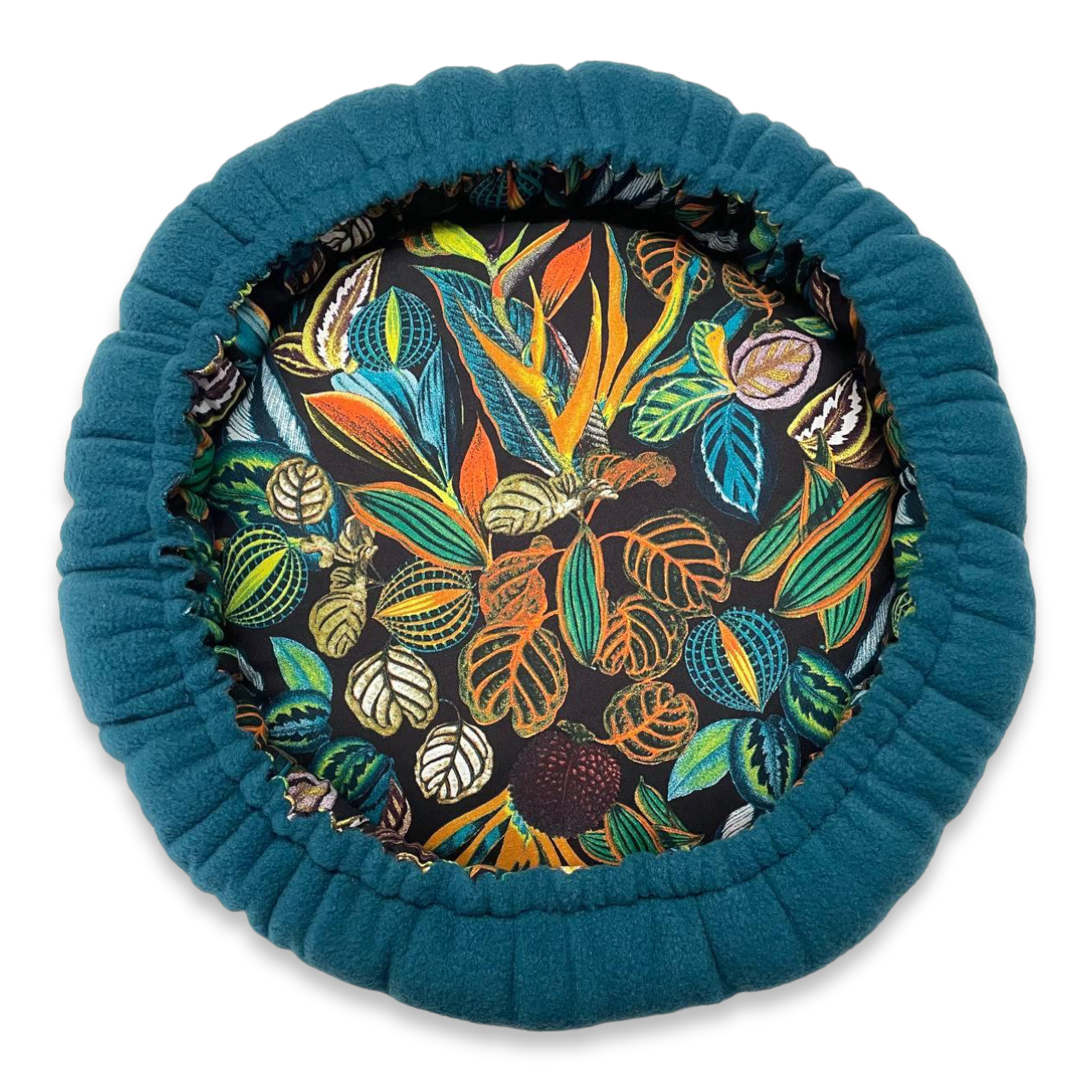 Wolkenbettchen - Blätterwald Petrol