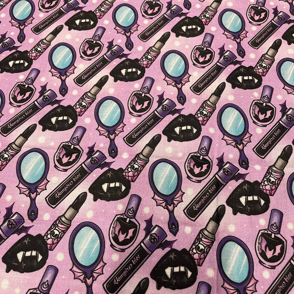 Baumwollstoff - Vampire Make-up