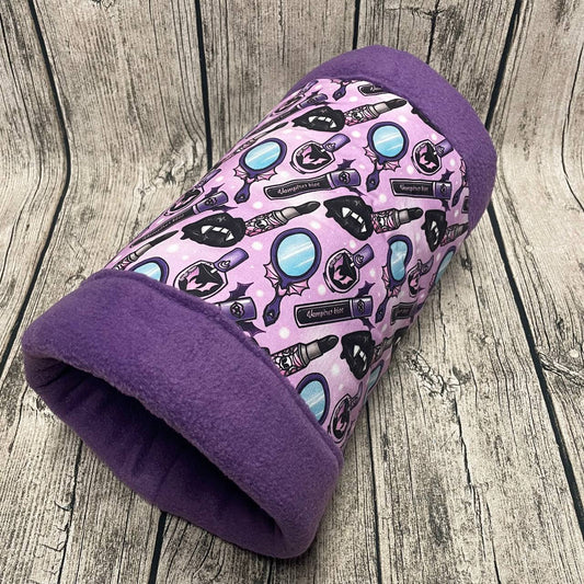 Kuschelrolle Kuscheltunnel - Vampir Make-Up Lila