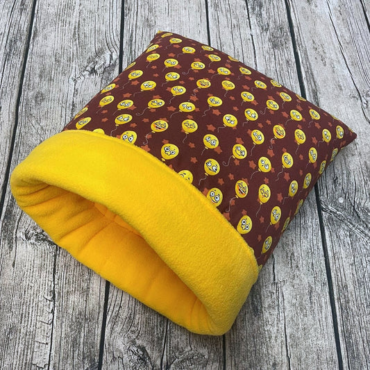 Kuschelsack - Lustige Luftballons Gelborange