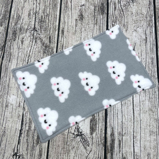 Pipipad für Kuschelrolle 1-lagig ca. 20 cm x 33 cm Wolken Grau