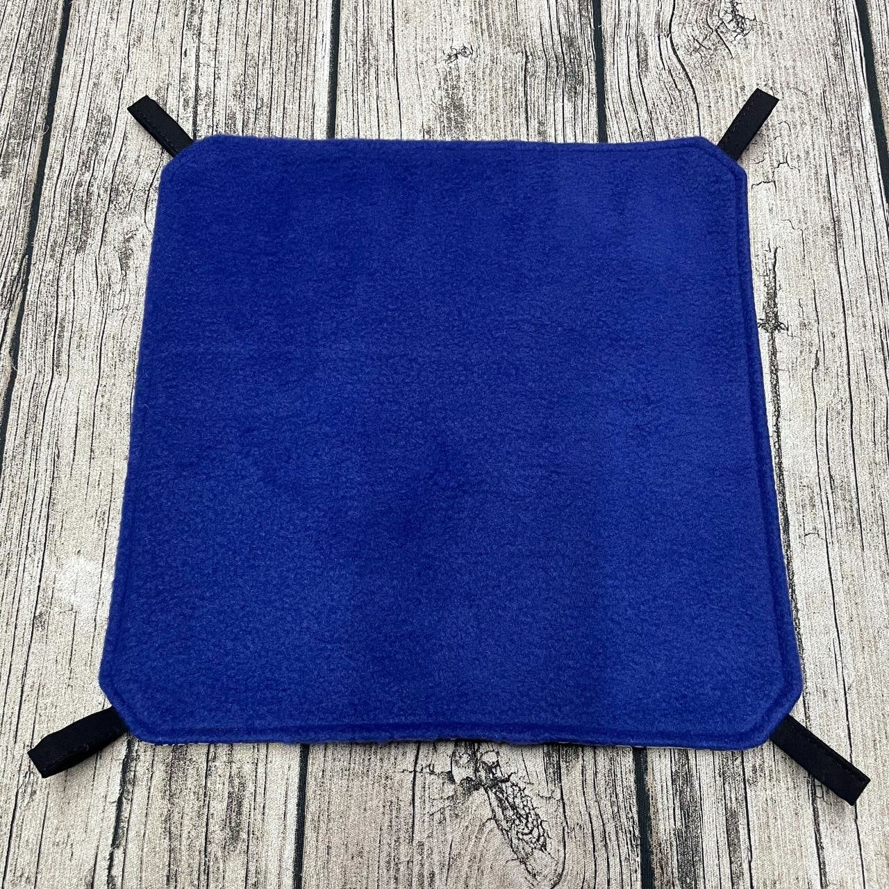 Hängematte L - Federn Schwarz Weiß Dunkelblau