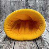 Kuschelsack - Hasen Blumen Gelborange