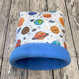 Kuschelsack - Lustige Planeten Blau