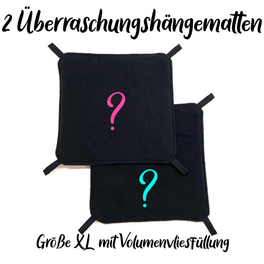 2 Überraschungshängematten in Größe XL mit Volumenvliesfüllung